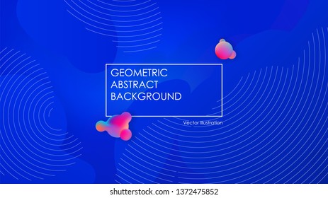 Liquid color background design. Fluid gradient shapes design posters. Futuristic abstract composition. Vector Illustration