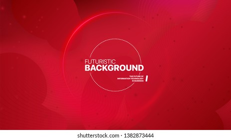 Liquid color background design  Fluid red gradient shapes  Design landing page  Futuristic abstract composition  Vector Illustration