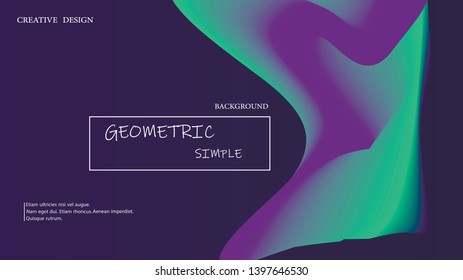 Liquid color background design. Fluid gradient shapes composition. Futuristic design posters.