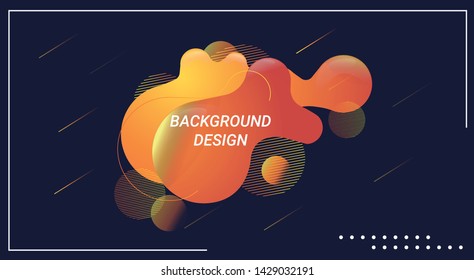 Liquid color background design, Fluid gradient shapes composition. Futuristic design posters