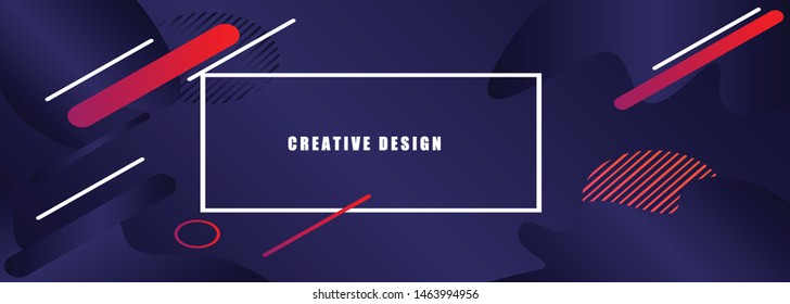 Liquid color background design. Fluid gradient shapes composition. Futuristic design landing page.