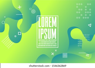 Liquid color background design. Fluid gradient shapes composition. Futuristic design posters. Eps10 vector