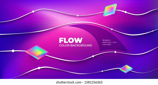 Liquid color background design. Fluid gradient shapes composition. Futuristic design posters. Eps10 vector.
