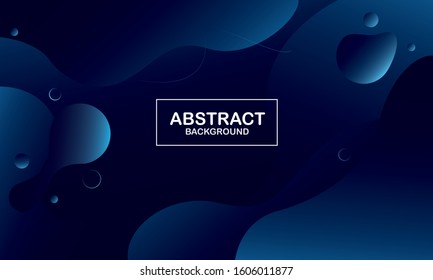 Liquid color background design. Fluid gradient shapes composition. Blue fluid shapes composition with trendy gradients. Futuristic design posters. Eps10 vector