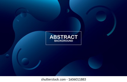 Liquid color background design. Fluid gradient shapes composition. Blue fluid shapes composition with trendy gradients. Futuristic design posters. Eps10 vector