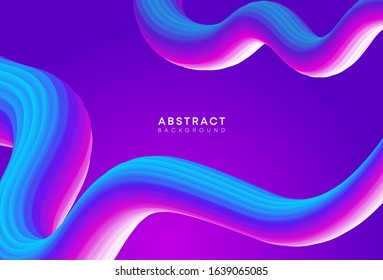 Liquid color background design. Fluid gradient shapes composition. Futuristic design posters.