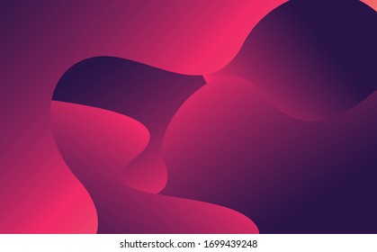 Liquid color background design. Fluid gradient shapes composition. Futuristic design posters.