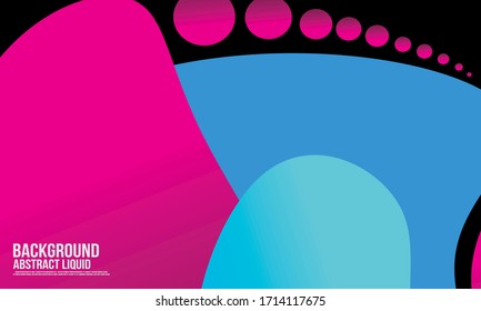 Liquid color background design. Fluid gradient shapes composition. Futuristic design posters