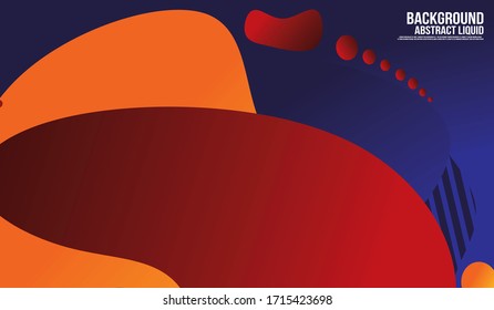 Liquid color background design. Fluid gradient shapes composition. Futuristic design posters