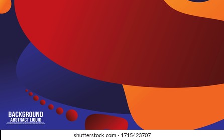 Liquid color background design. Fluid gradient shapes composition. Futuristic design posters