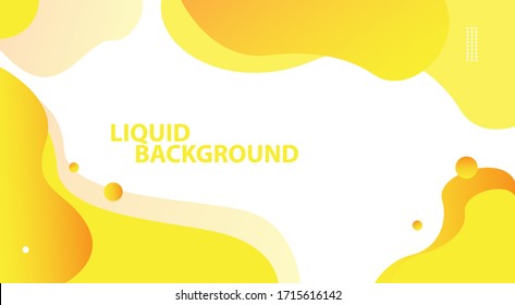 Liquid color background design. Fluid shapes composition with trendy gradients. Wavy geometric background. Trendy gradient shapes composition. Eps10 vector.