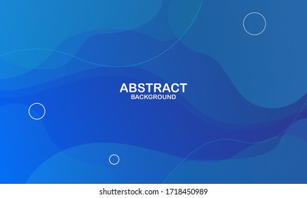 Liquid color background design. Fluid shapes composition with trendy gradients. Wavy geometric background. Trendy gradient shapes composition. Eps10 vector.