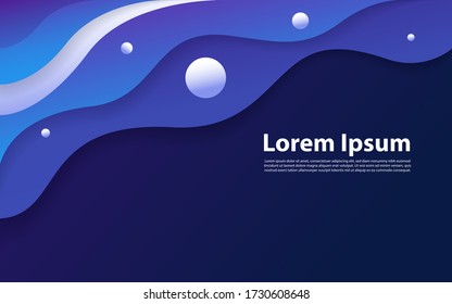 Diseño de fondo de color líquido. Composición de formas de gradiente fluido.