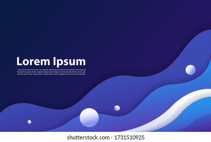Liquid color background design. Fluid gradient shapes composition.