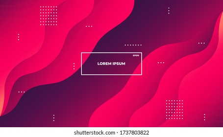 Diseño de fondo de color líquido. Composición de formas de gradiente fluido. Carteles de diseño futurista. Vector Eps10.