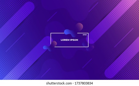 Liquid color background design. Fluid gradient shapes composition. Futuristic design posters. Eps10 vector.