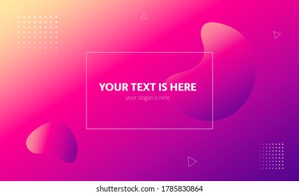 Liquid color background design. Fluid gradient shapes composition. Futuristic design posters. Eps10 vector.