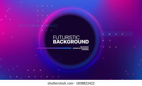 Liquid Color Background Design. Fluid Purple Blue Gradient Shapes. Design Landing Page. Futuristic Abstract Composition. Vector Illustration