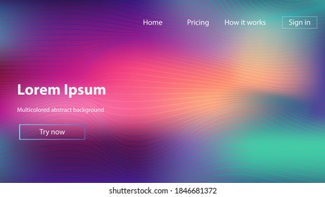Liquid color background design. Fluid gradient shapes composition. Futuristic design posters. 