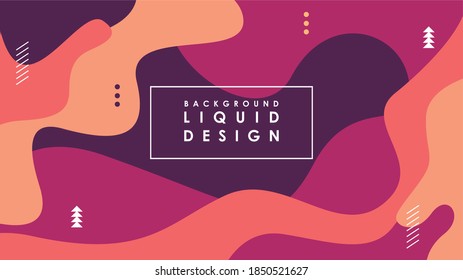 Liquid color background design. Fluid gradient shapes composition. Futuristic design posters. Eps10 vector.