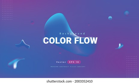 Liquid Color Background Design Fluid Gradient Stock Vector (Royalty ...