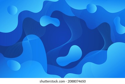Liquid color background design. Fluid gradient shapes composition