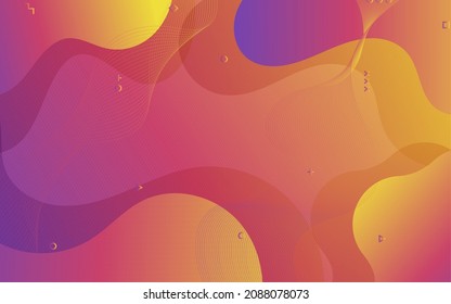 Liquid color background design. Fluid gradient shapes composition