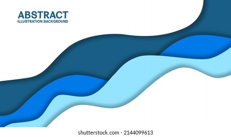 Liquid color background design. Fluid shapes composition. Eps10 vector