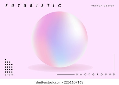 Liquid color background design. Fluid gradient circle shapes composition. Futuristic design landing page, cover, banner, ads, presentation concept.