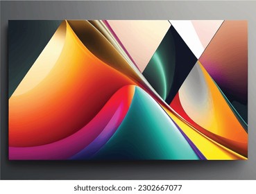 Liquid color background design. Fluid gradient composition. Creative illustration for poster, web, landing, page, cover, ad, greeting, card, promotion. Eps 8 vector.