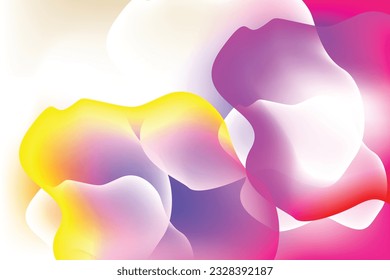 Liquid color background design. Fluid gradient shapes composition. Futuristic design posters. Eps10 vector.