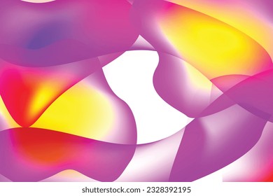 Liquid color background design. Fluid gradient shapes composition. Futuristic design posters. Eps10 vector.