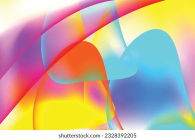 Liquid color background design. Fluid gradient shapes composition. Futuristic design posters. Eps10 vector.