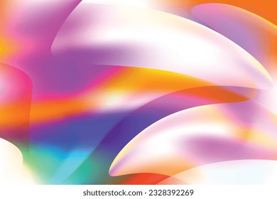 Liquid color background design. Fluid gradient shapes composition. Futuristic design posters. Eps10 vector.