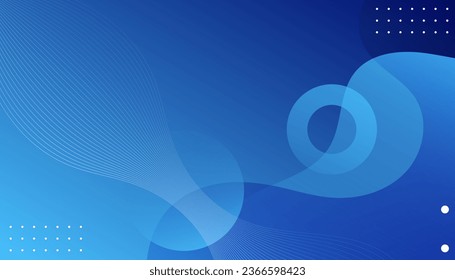 Liquid color background design. Fluid gradient composition. Blue elements with fluid gradient. Modern and Creative Trend design in Eps10 vector illustration