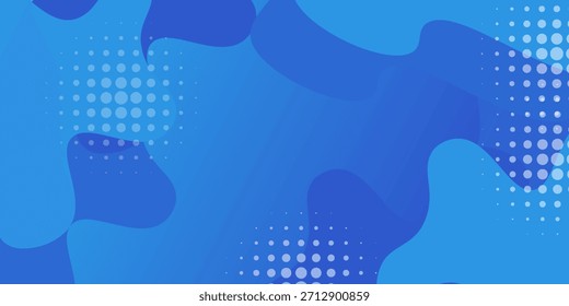 Liquid color background design. Fluid gradient composition.  Blue elements with fluid gradient. Creative illustration for poster, web, landing, page, cover, ad, greeting, card, promotion. Eps10 vector