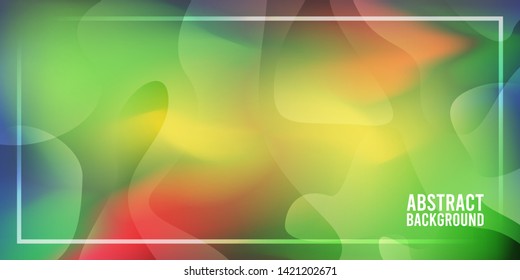 Liquid color background design. Gradient shapes composition. Futuristic art for your project. EPS10
