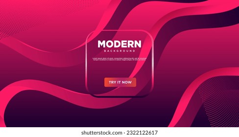 Liquid color background design. Liquid gradient shape composition. Futuristic design poster