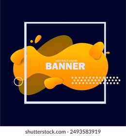 Liquid color background design. Liquid gradient shape composition. Futuristic design poster. Vector Eps.