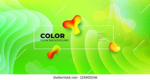 Liquid color background design. Green Fluid gradient shapes composition. Futuristic design posters. Eps10 vector. Liquid color background design. Green Fluid gradient shapes composition. Futuristic design posters. Eps10 vector.