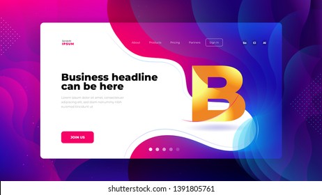 Liquid color background design for Landing page site. Fluid gradient shapes composition. Futuristic design posters. Eps10 vector. Liquid color background design for Landing page site. Fluid gradient shapes composition. Futuristic design posters. Eps10 vector.