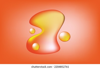 Liquid color background design for Landing page site. Fluid gradient circle shape composition. Futuristic design posters. 