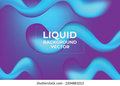 Liquid color background design for landing page site. Fluid gradient circle shape composition. Futuristic design posters. 