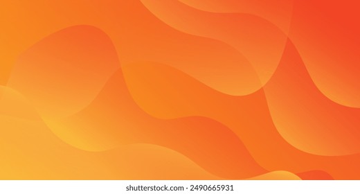 Diseño de fondo de color líquido. Elementos naranjas con gradiente fluido. Composición de Formas dinámicas.