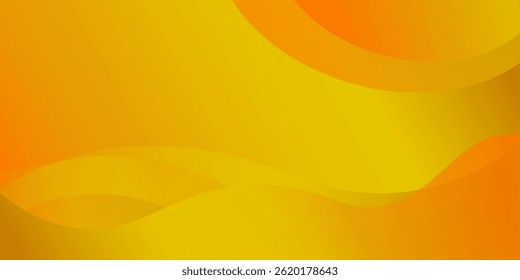 Liquid color background design. Orange elements with fluid gradient. Dynamic shapes composition. Vector illustration