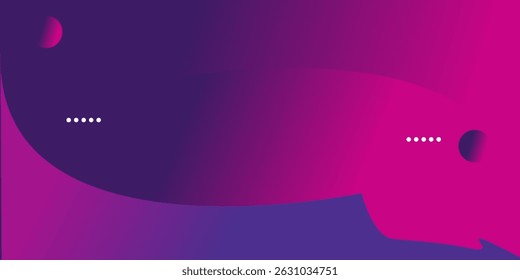 Liquid color background design. Purple elements with fluid gradient. Dynamic shapes composition. Vector illustration