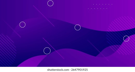 Liquid color background design. Purple elements with fluid gradient. Dynamic shapes composition. Eps10 vector