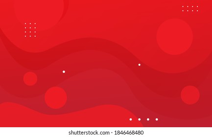 Liquid color background design. Red elements with fluid gradient. Dynamic shapes composition. Eps10 vector