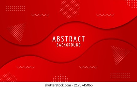 liquid color background design red element with fluid gradient The geometric elements make it look beautiful.vector design for use element cover, banner, wallpaper, business. eps10