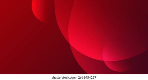 Liquid color background design. Red elements with fluid gradient. Dynamic shapes composition. Eps10 vector